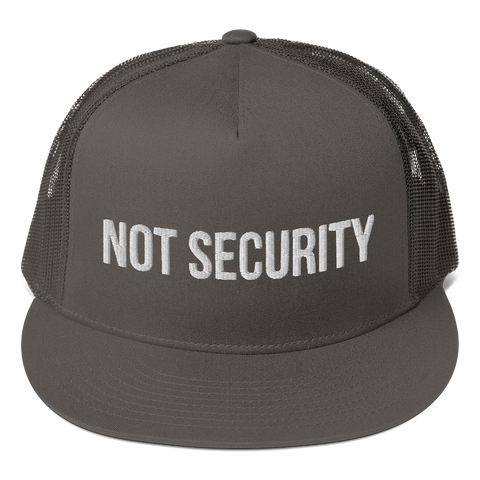 Not Security Mesh Back Snapback