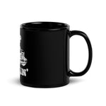 Keep Truckin' Black Glossy Mug