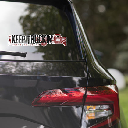 Keep Truckin' Bubble-free stickers